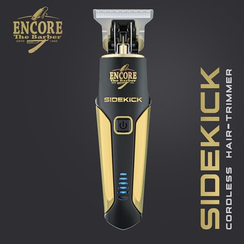 Professional Cordless Hair Trimmer for Men - Precise Grooming Kit, 1.5H Run Time