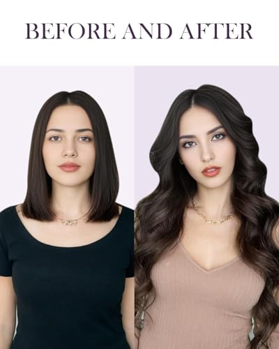 Blonde Ombre Hair Extensions 20 Inch 60g - Brown to Platinum Balayage Variation 8/18/60