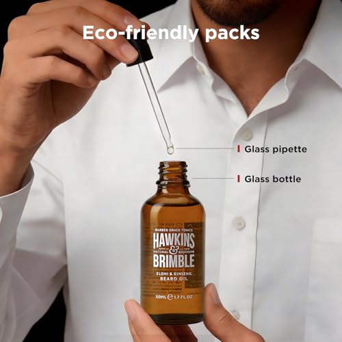 Beard Oil for Men 50ml - Nourishing Sandalwood Scent with Argan & Castor Oils