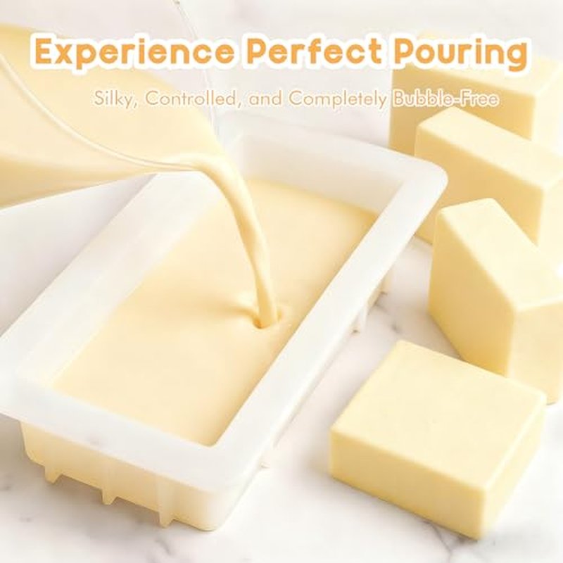 EDSRDRUS 10lb Unscented Melt and Pour Soap Base, Fragrance-Free Glycerin Soap Making Supplies for DIY Crafting ? Smooth Melt, Rich Lather, Moisturizing (Shea Butter, 10 Pound)