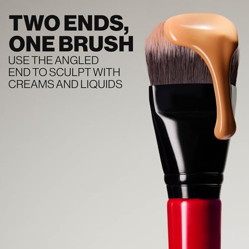 Contouring Makeup Brush Dual-Ended Sculpt & Blend Tool for Face & Highlighting