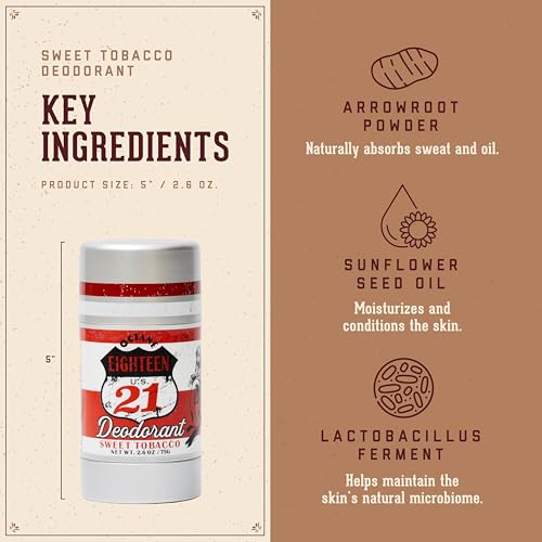18.21 Man Made Long-Lasting Deodorant for Men Sweet Tobacco Variation