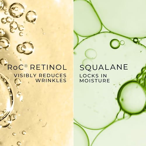 RoC Retinol Correxion Deep Wrinkle Night Cream 0.5oz Pack of 2 – Anti-Aging Face Moisturizer with Shea, Glycolic & Squalane
