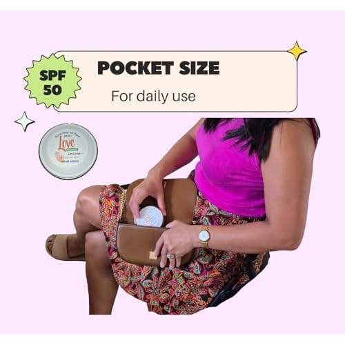 Love Hawaii Sunscreen for Face Sunscreen with Mirror in flip case pocket size