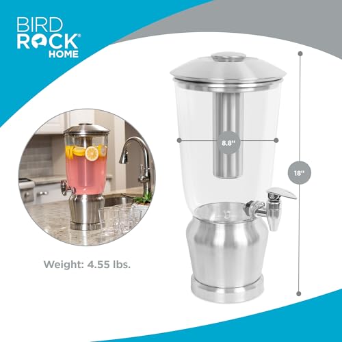 Large 1.5 Gallon Beverage Dispenser with Stand - Party Drink Jug, Lemonade Pitcher