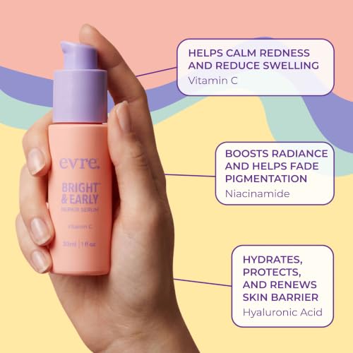Evre Teen Vitamin C Brightening & Skin Repair Serum - Gentle & Hydrating