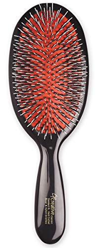 Creative Hair Brush Signature Classic Air Cushion Boar & Nylon Mix - Black, 1 Count