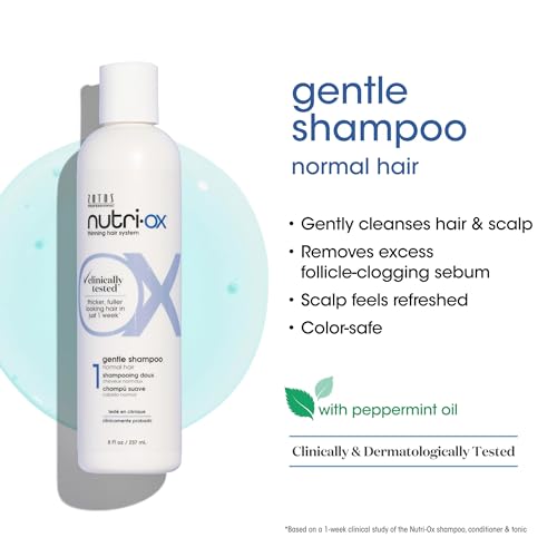 Nutri-Ox Starter Kit for Thinning Hair | Thicker, Fuller-Looking Hair - Peppermint