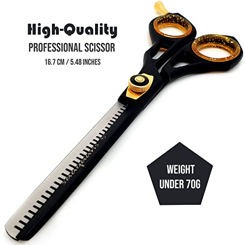 Professional Hairdresser Scissors Kit with Thinning Shears & Straight Razor