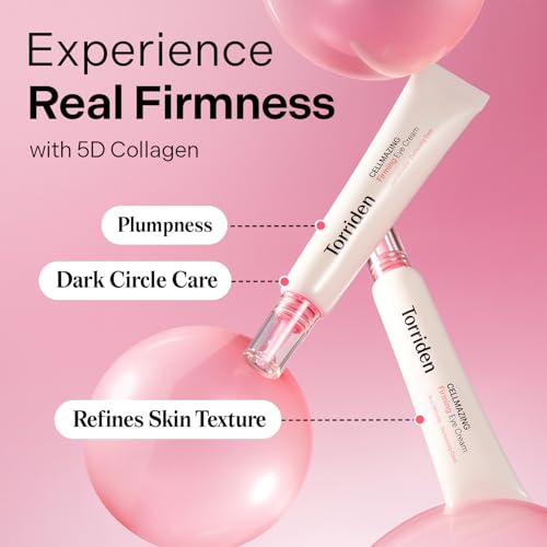 Torriden CELLMAZING Pore Perfecting Ampoule 1.01 fl.oz. + CELLMAZING Firming Cream 2.02 fl.oz. + CELLMAZING Firming Eye Cream 1.01 fl.oz | Improving Skin Elasticity | 5D Collagen Complex