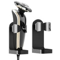 Linkidea 2 Pack Wall Mount Electric Shaver Holder, Self-adhesive Shower Organizer for Philips 7, 9 Series, Bathroom Razor Stand (Black)
