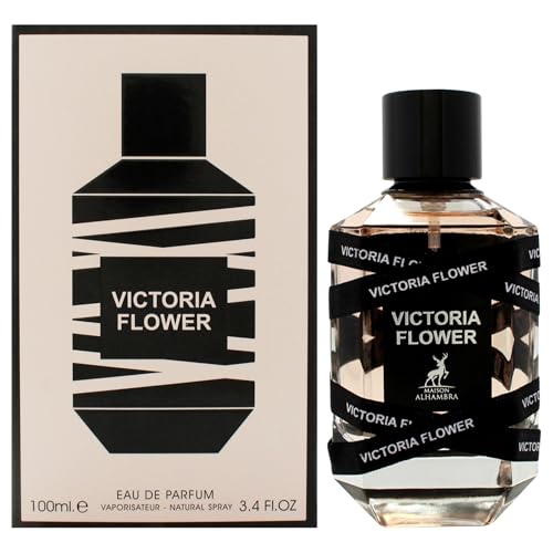 Victoria Flower Eau de Parfum Spray for Women 3.4 oz - Long-Lasting Floral Fragrance