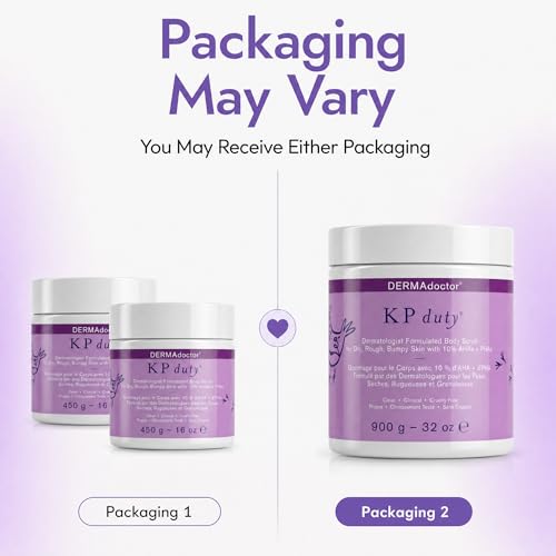 Dermadoctor KP Bump Eraser Body Scrub 32oz Unscented with 10% AHAs & PHAs