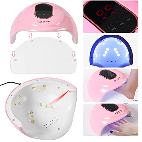 DouborQ Acrylic Nail Kit With Everything,Nail Drill,Acrylic Nail Powder Kit For Beginners