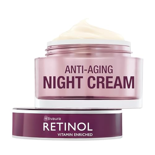 LIVAURA Retinol Night Cream ? The Original Anti-Aging Retinol For Younger Looking Skin ? Luxurious Restorative Moisturizer Works While You Sleep to Reduce Fine Lines And Other Signs of Aging