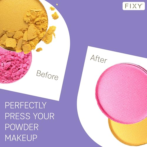 Refill Kit with Magnetic Pans & Powder Binder Spray for Makeup - Binder + Round Makeup Pans