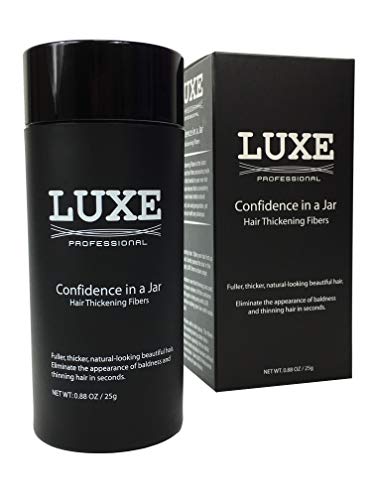 Hair Building Fibers for Thinning Hair - Natural Thickening - Dark Brown - 2 Months+ Supply