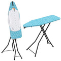Blue 14x43-Inch 2-in-1 Ironing and Steaming Board with Adjustable Height