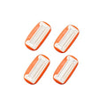 Fler 5-Blade Razor Refills - 4 Pack for Sensitive Skin with Aloe Vera & Vitamin E