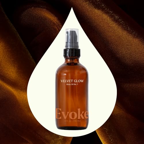 Velvet Glow Body Oil - Ultra Hydrating & Quick Absorbing 4 oz - Natural Scent