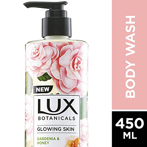 Lux Botanicals Glowing Skin Shower Gel - Natural Extracts, Paraben-Free, 450ml