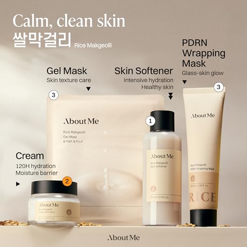 Korean Rice Cream with Ceramides & Fermented Rice 2.87oz Hydrating Moisturizer
