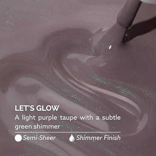 Dazzle Dry Nail Lacquer Step 3 Let's Glow 0.5 Fl Oz | Long-Lasting Gel-Effect Polish