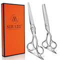 Professional Hair Cutting Scissors & Thinning Shears Set - Sharp Blades for Salon & Home Use