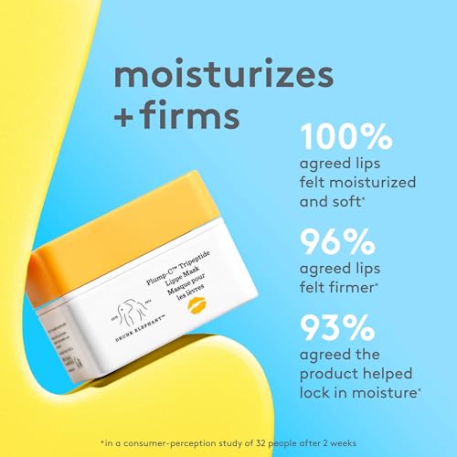 Drunk Elephant Plump-C Lip Mask 20g - Collagen-Boosting, Hydrating Lip Treatment