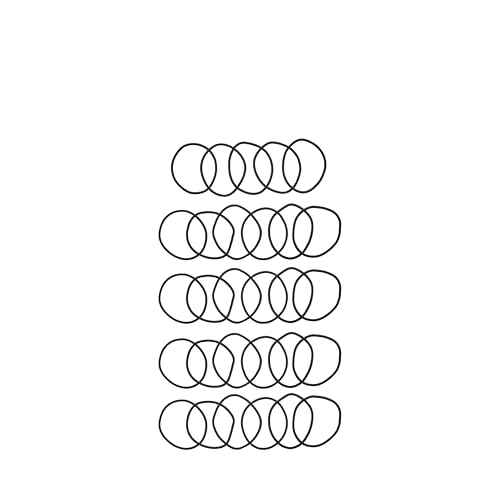 Goody Ouchless Hair Elastics ? No Pull, No Breakage, Tangle-Free Hold for Fine Hair ? 50 Count, Black, Long-Lasting Ponytail Holders for Women