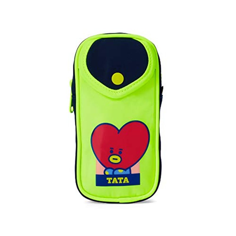 BT21 TATA Character Retro Pencil Case Makeup Pouch Toiletry Bag with Zipper