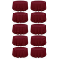 Burgundy Round Polyester Tablecloths - 10 Pack, 120 Inch - Formal & Casual Use Variation of THIS listing