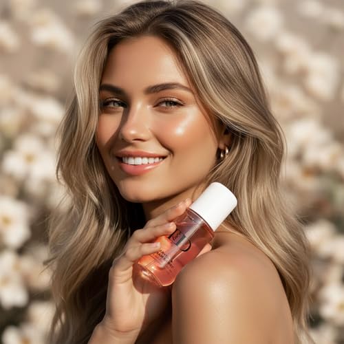 Women’s Fragrance Body & Hair Mist Set - Caramel Vanilla & Strawberry Leaves, 2 Pack, 5.9 fl oz Each
