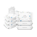 Nolla Nose and Face Wipes for Babies & Kids with Saline, Vitamin E, & Aloe | Unscented | Compostable, 180 Count (6 Packs of 30)