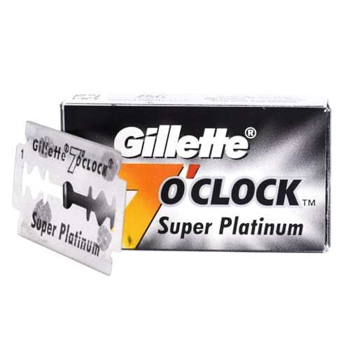 100 Pack Double Edge Safety Razor Blades - Premium Platinum Coated