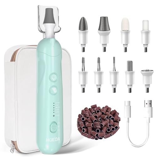 Hoxida Cordless Nail Drill for Thick Toenails Blue - Manicure Pedicure Kit