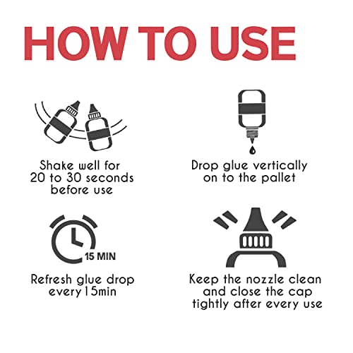 Eyelash Extension Adhesive S Glue Plus - 10ml Strong Waterproof Lash Glue - 8 Weeks Retention, Black, 0.5 Sec Dry - Professional Use - Variation: S Glue Plus
