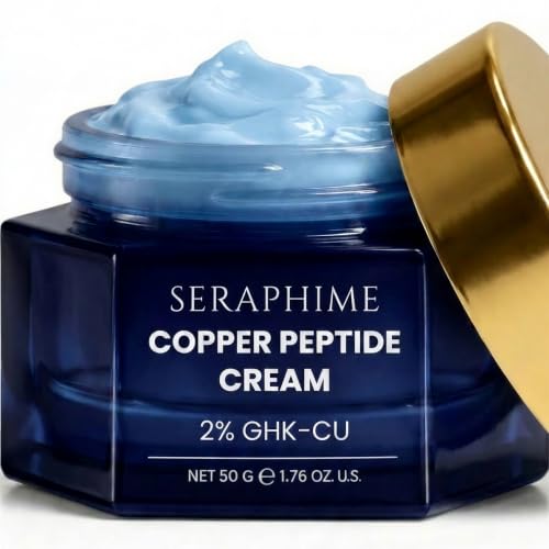 Seraphime Copper Peptide Face Moisturizer 1.7oz Anti-Aging Hydrator for Fine Lines