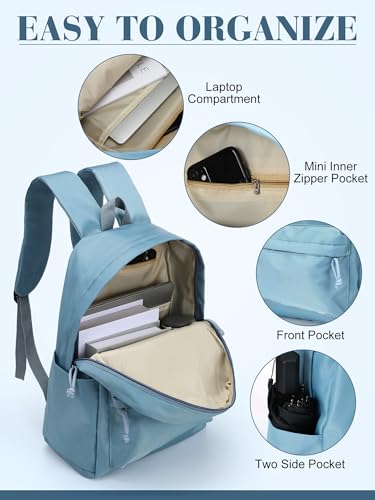 Kids Nylon School Backpack Bulk 10 Pieces Retro Color with Large Capacity & Multi-Layer Design - Unisex
