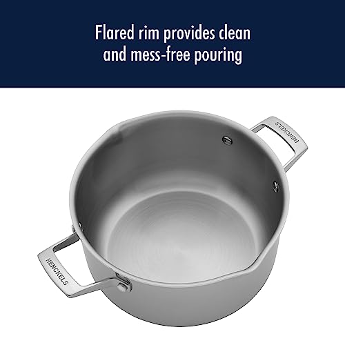 Henckels Clad H3 6-Quart Stainless Steel Dutch Oven - Induction Compatible