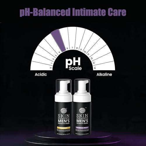 Men's Intimate Wash Combo - Passion Fruit & Tea Tree Oil, pH Balanced, 120 ml Pack of 2