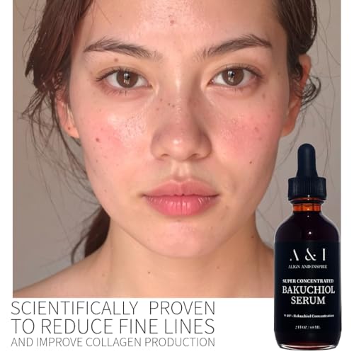 Bakuchiol Serum Organic Natural Vegan 2 oz - Plant-Based Retinol Alternative
