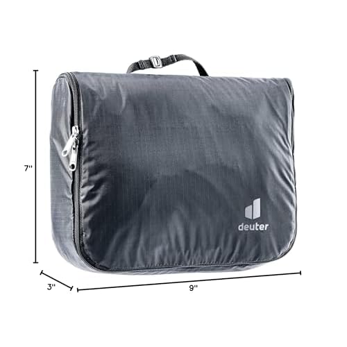 Deuter Wash Center Lite II 3L - Lightweight Hanging Toiletry Bag for Trekking and Travel