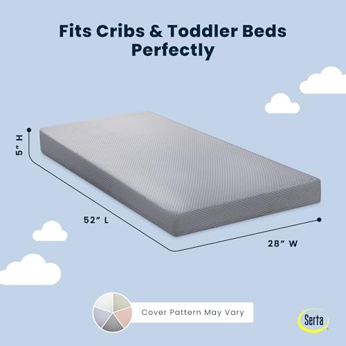 Delta Children Breathable Limited Two-Stage Crib & Toddler Mattress - Waterproof & Washable Cover, Made in USA