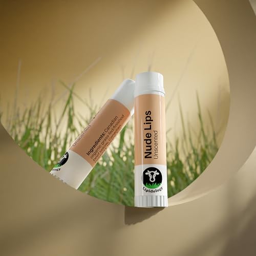 Organic Nude Tallow Lip Balm, Unscented, 4.25 g