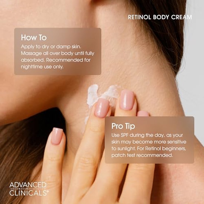 Advanced Clinicals Retinol Firming Cream + Vitamin C Face Brightening Gel-Cream Set