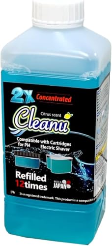 Concentrated Shaver Cleaning Solution Refill for Philips Norelco - 1L Japan Made