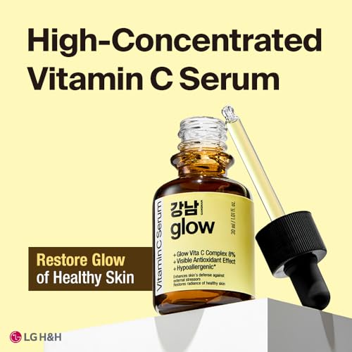Vitamin C Serum 1.01 fl oz & Day Shield Perfect Sunscreen SPF 50 - Christmas Gifts for Women I Stocking Stuffers | Gift Set | Korean Skin Care I Face Moisturizer I Tinted Moisturizer