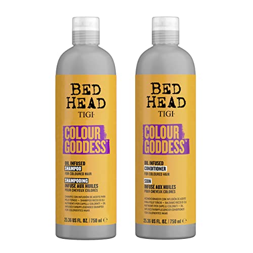 TIGI Bed Head Color Goddess Moisturizing Shampoo & Conditioner Set 25.36 fl oz Pack of 2 — For Dyed Hair