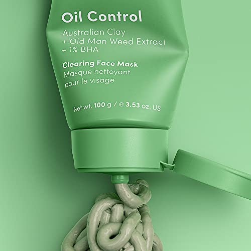 Sand & Sky Oil Control Clay Face Mask with Salicylic Acid & Niacinamide for Blemish-Prone Skin